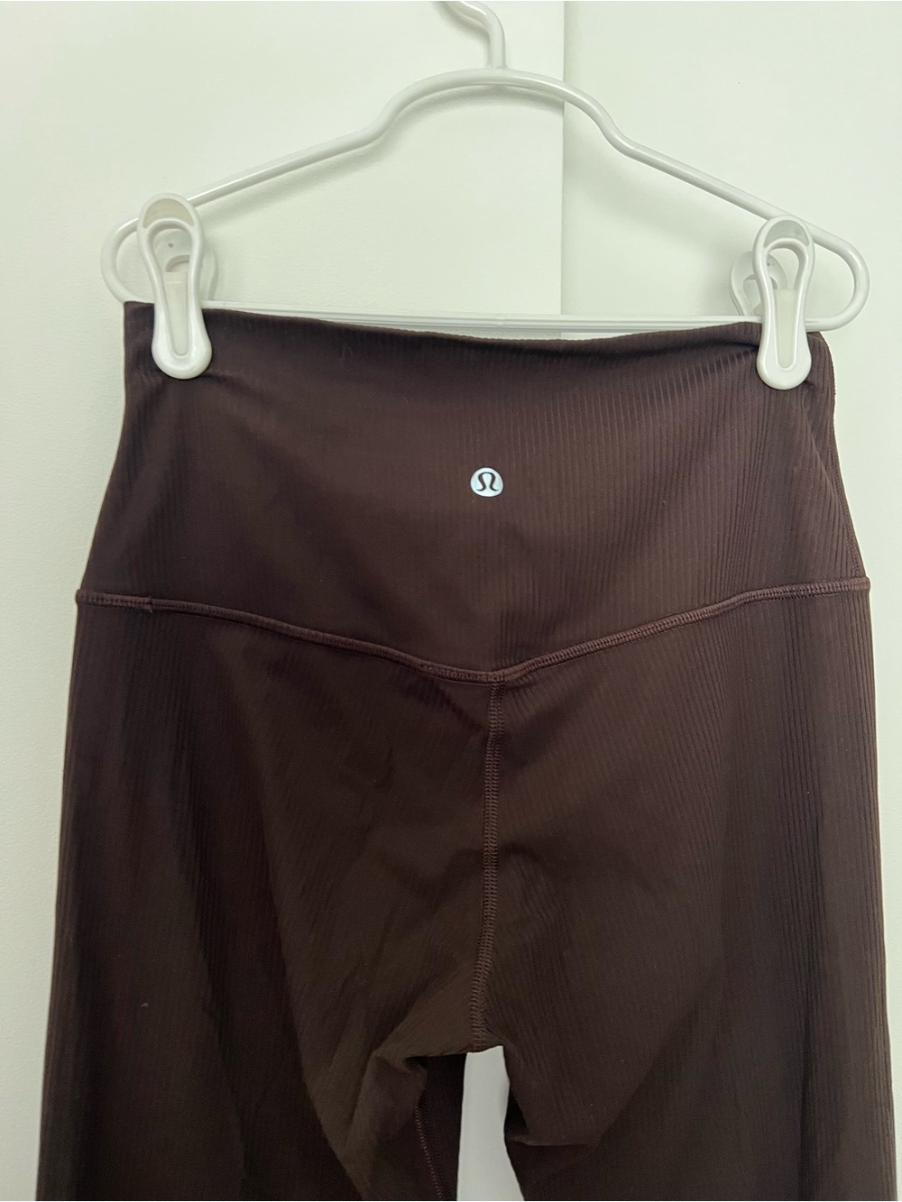 Lululemon Dark Brown Align High Rise Ribbed Leggings Tights 28" Size 6 - Picture 8 of 9
